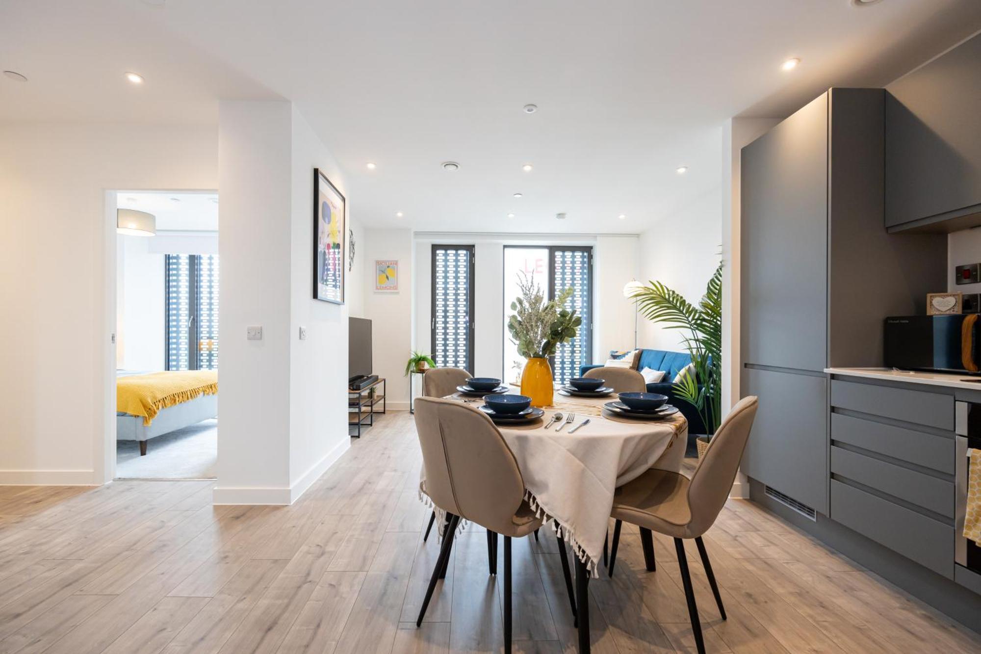 City Center Ultra-Luxe 2Bed Villa Amalfi マンチェスター エクステリア 写真